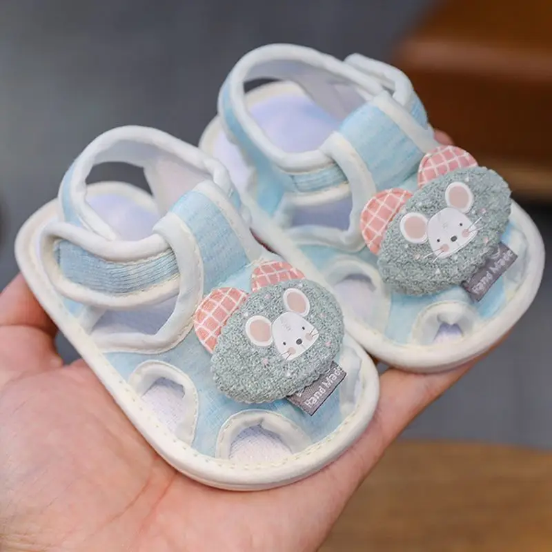 Baby Sandals Summer 0-1 Years Old Toddler Shoes Men's and Women's Baby Shoes 6-9-15 Months Pre-Step Shoes Soft Sole 3 Breathable - Image 18