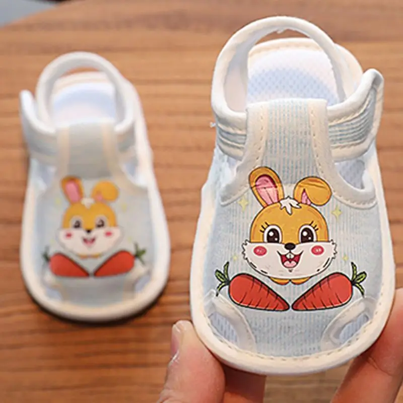 Baby Sandals Summer 0-1 Years Old Toddler Shoes Men's and Women's Baby Shoes 6-9-15 Months Pre-Step Shoes Soft Sole 3 Breathable - Image 21