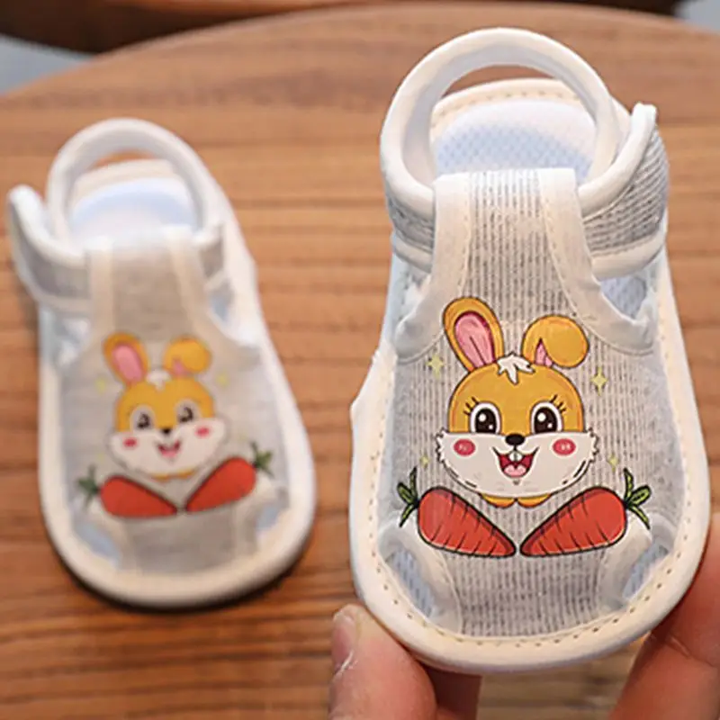 Baby Sandals Summer 0-1 Years Old Toddler Shoes Men's and Women's Baby Shoes 6-9-15 Months Pre-Step Shoes Soft Sole 3 Breathable - Image 22