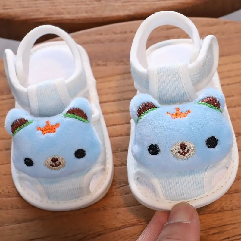 Baby Sandals Summer 0-1 Years Old Toddler Shoes Men's and Women's Baby Shoes 6-9-15 Months Pre-Step Shoes Soft Sole 3 Breathable - Image 27