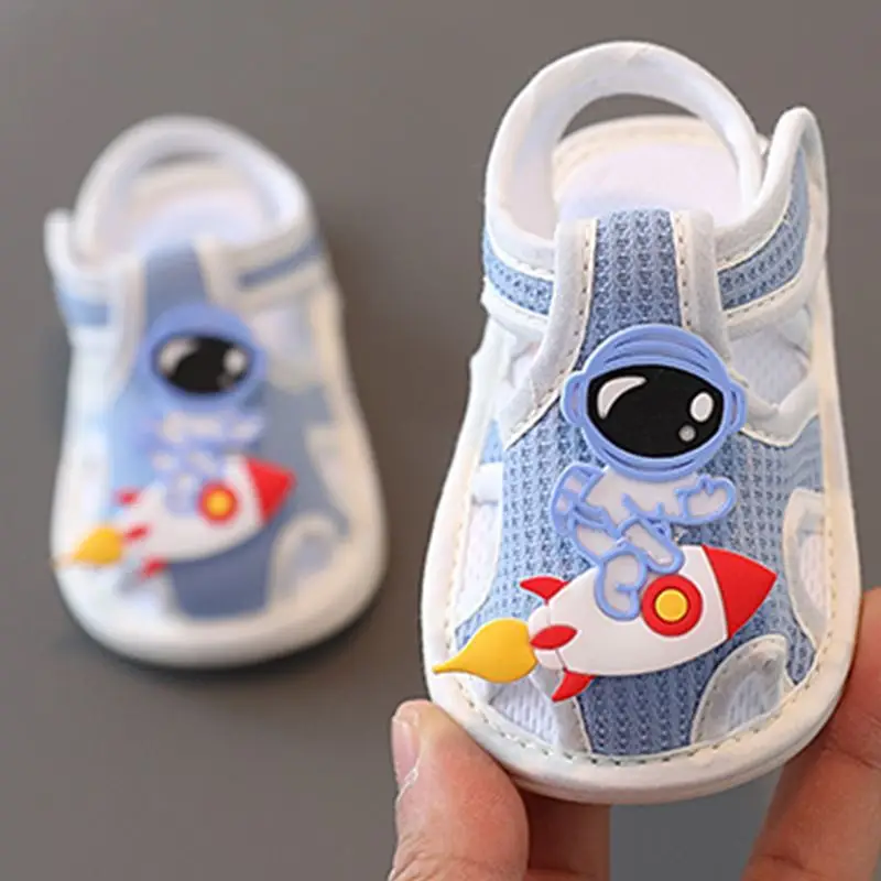 Baby Sandals Summer 0-1 Years Old Toddler Shoes Men's and Women's Baby Shoes 6-9-15 Months Pre-Step Shoes Soft Sole 3 Breathable - Image 30