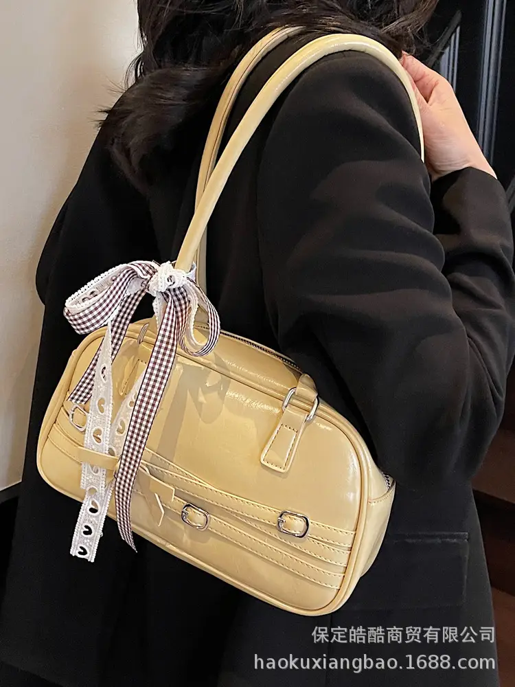 Silver Bow Shoulder Bag for Women Summer 2025