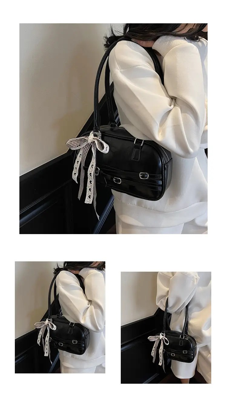 Silver Bow Shoulder Bag for Women Summer 2025 — feature 12