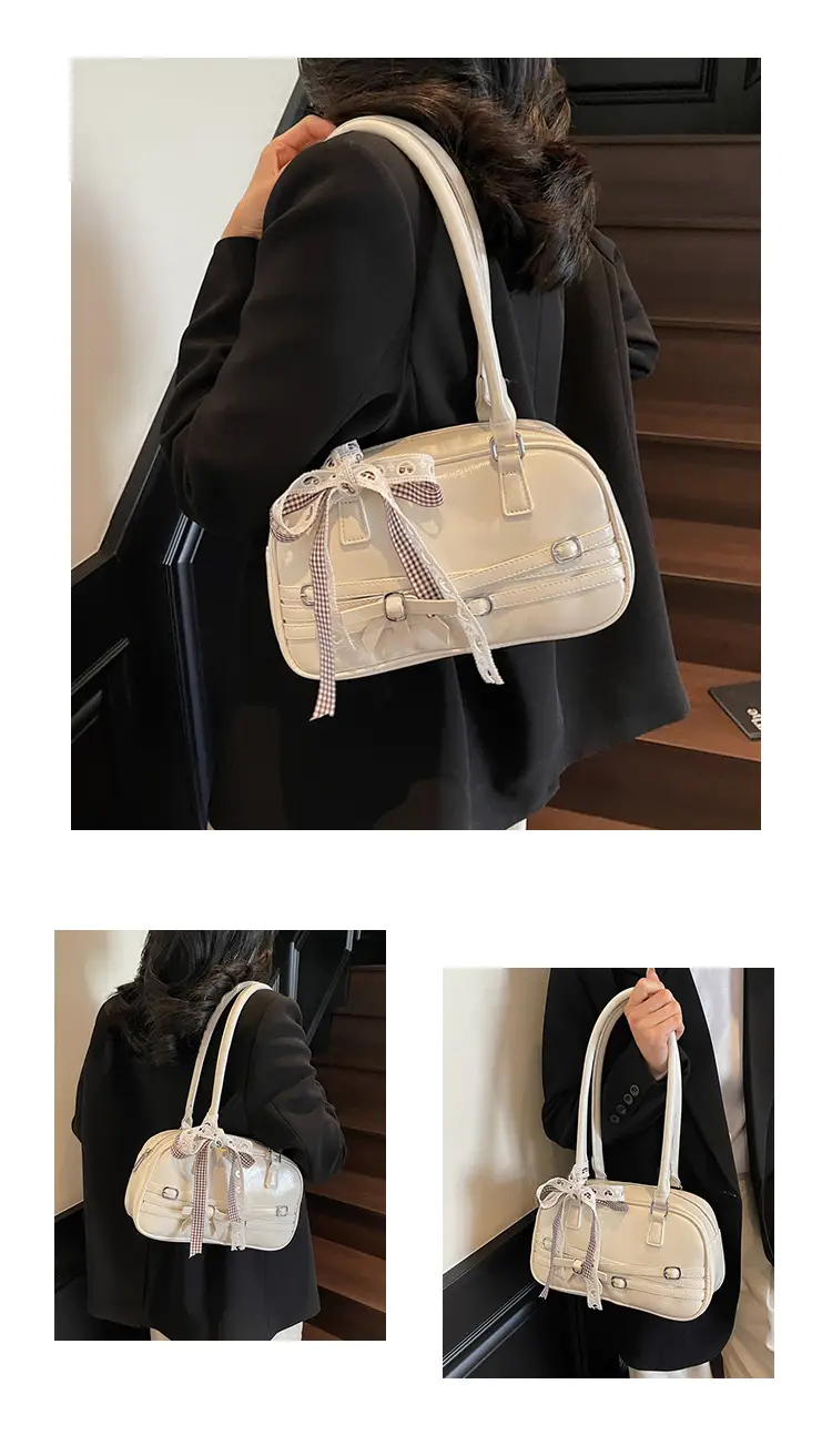Silver Bow Shoulder Bag for Women Summer 2025 — feature 13