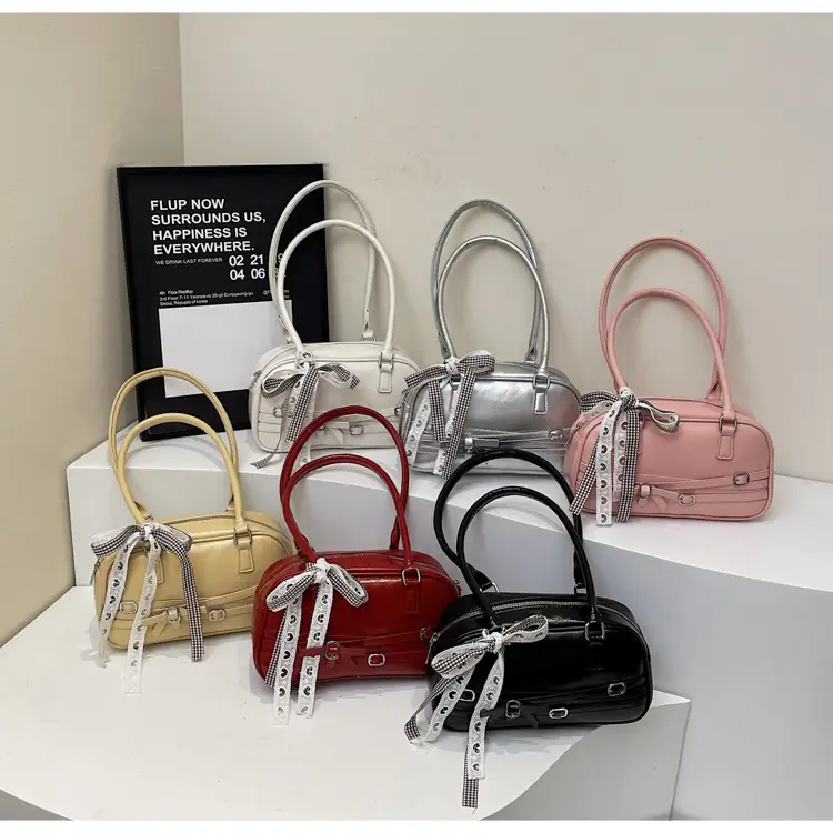 Silver Bow Shoulder Bag for Women Summer 2025 — feature 14