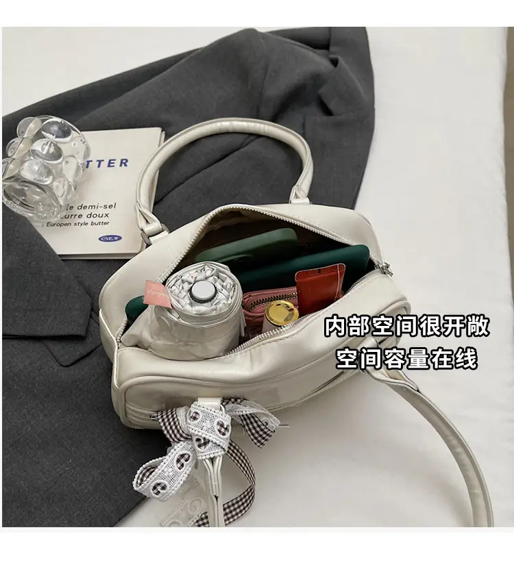Silver Bow Shoulder Bag for Women Summer 2025 — feature 6