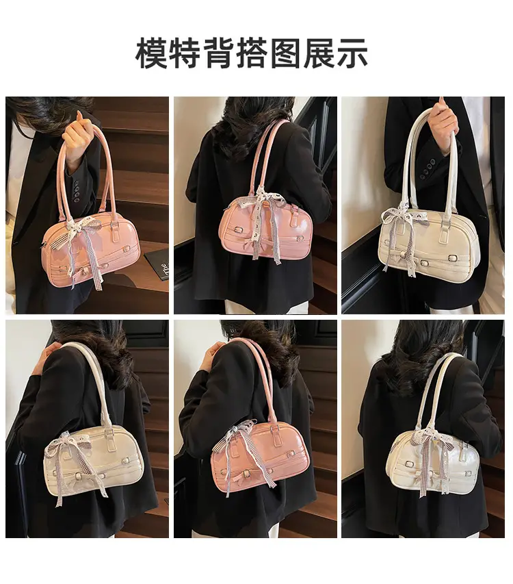 Silver Bow Shoulder Bag for Women Summer 2025 — feature 7
