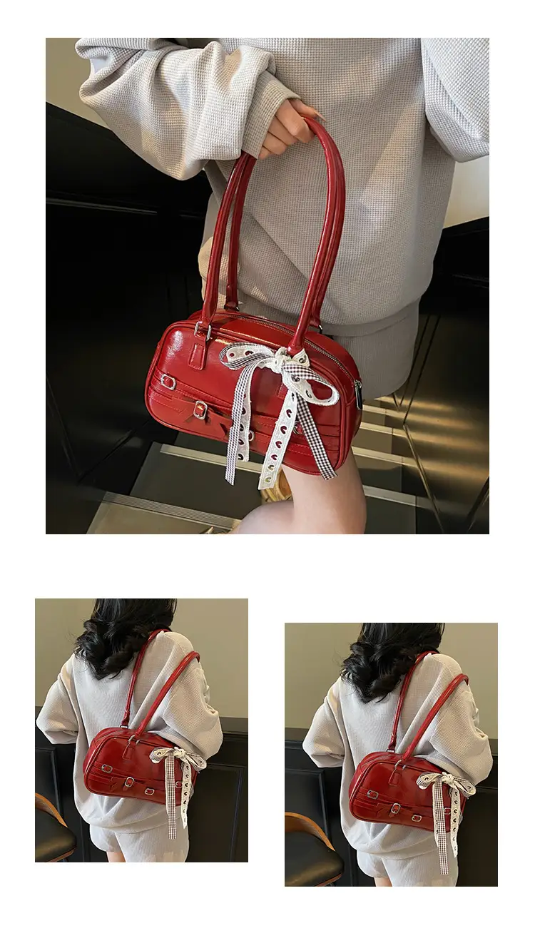 Silver Bow Shoulder Bag for Women Summer 2025 — feature 9