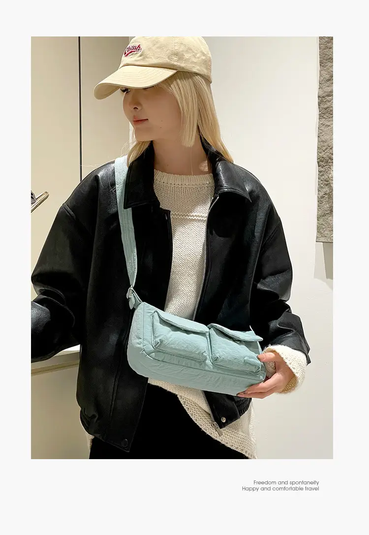 Korean Ins2026 Crossbody Bag Women Large Capacity Olive — feature 15