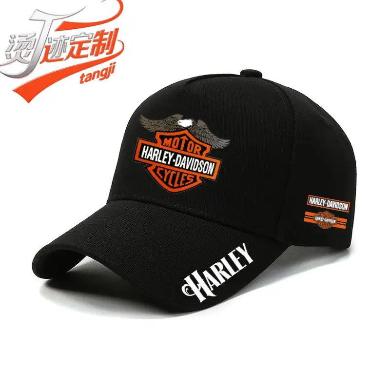 Harley Motorcycle Red Duckbill Cap Men