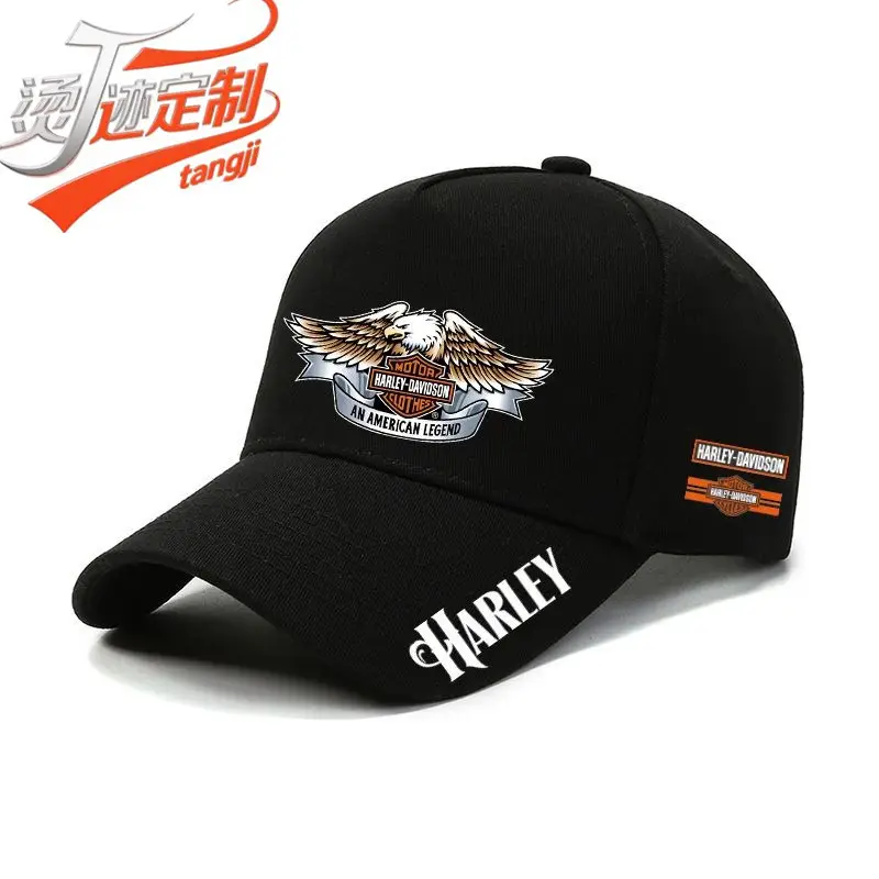 Harley Motorcycle Red Duckbill Cap Men