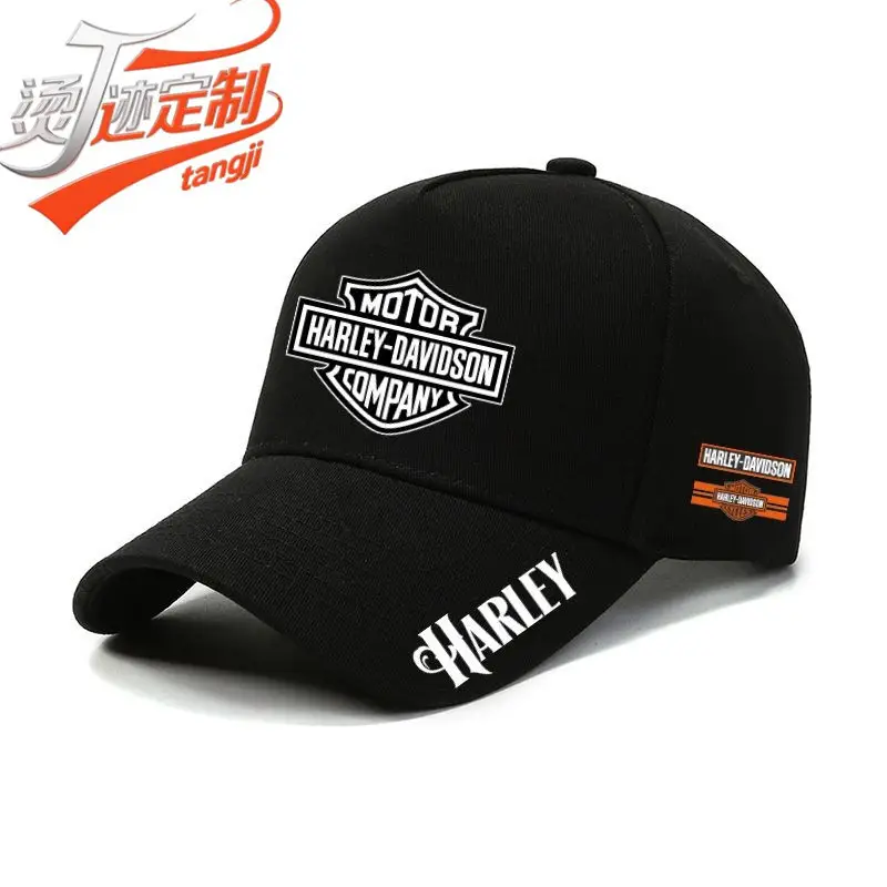 Harley Motorcycle Red Duckbill Cap Men