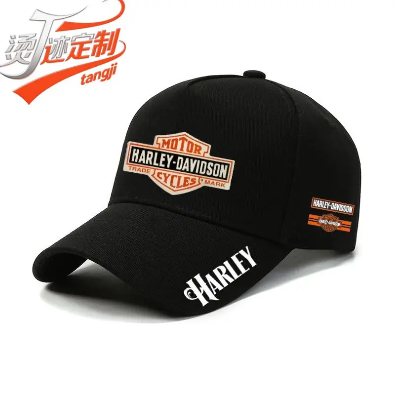 Harley Motorcycle Red Duckbill Cap Men