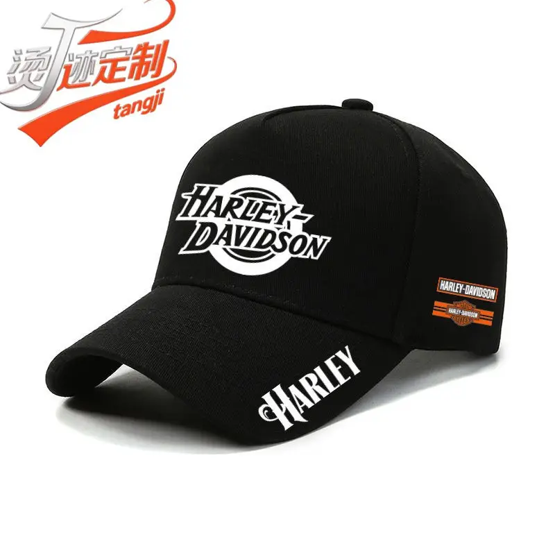 Harley Motorcycle Red Duckbill Cap Men