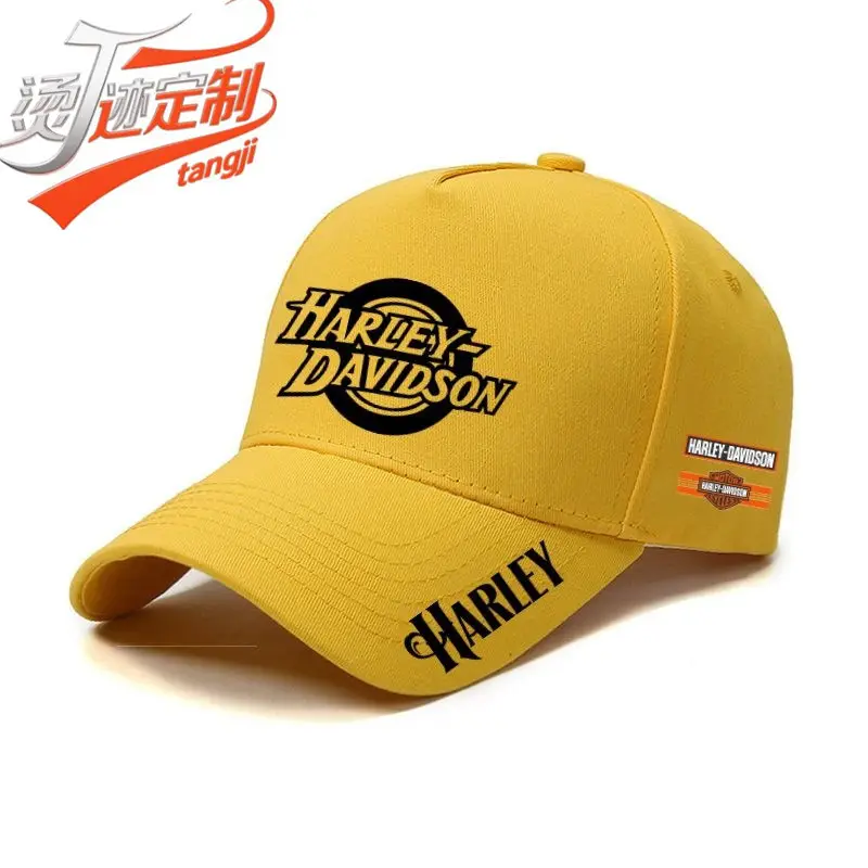 Harley Motorcycle Red Duckbill Cap Men