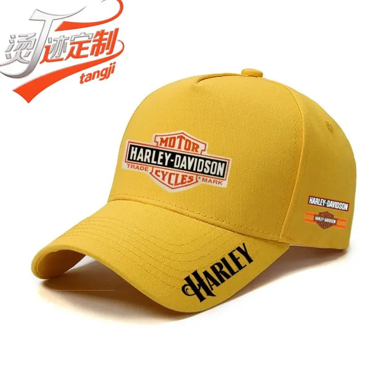 Harley Motorcycle Red Duckbill Cap Men