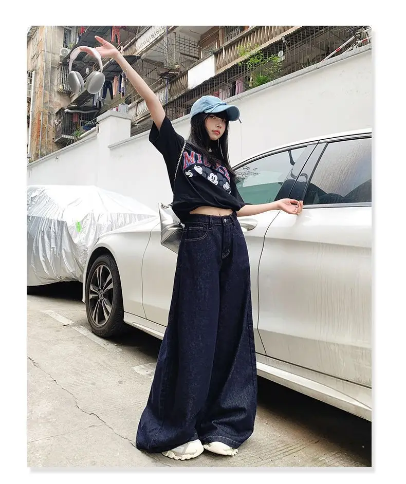 Dark Blue Loose Wide Leg Jeans 2025 — feature 10
