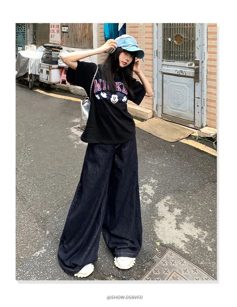 Dark Blue Loose Wide Leg Jeans 2025 — feature 13