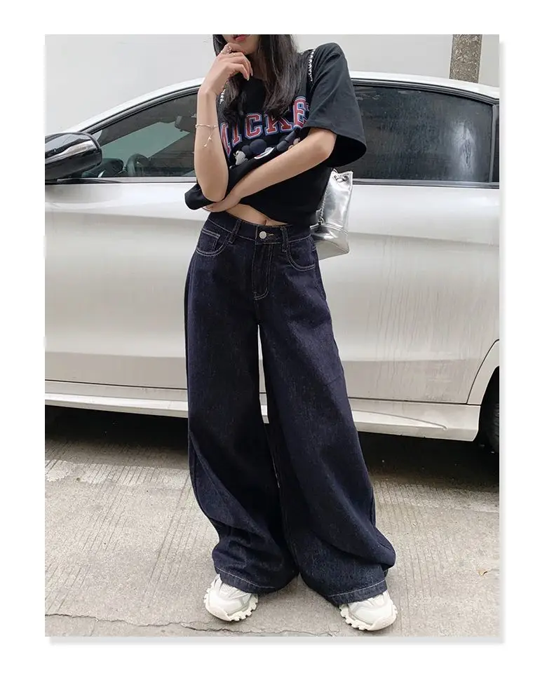 Dark Blue Loose Wide Leg Jeans 2025 — feature 14