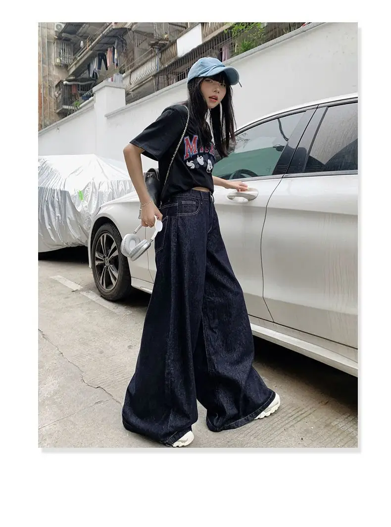 Dark Blue Loose Wide Leg Jeans 2025 — feature 15