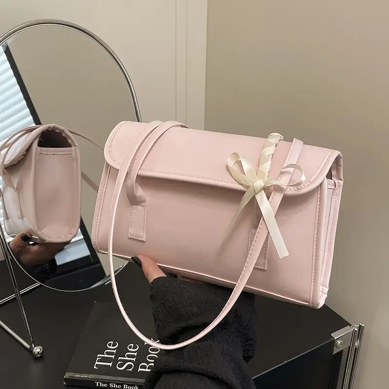 White Women's Crossbody Bag 2025 Summer - Image 3