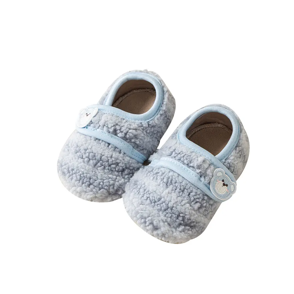 Thick Lamb Wool Toddler Shoes for Baby Autumn Winter Non-Slip