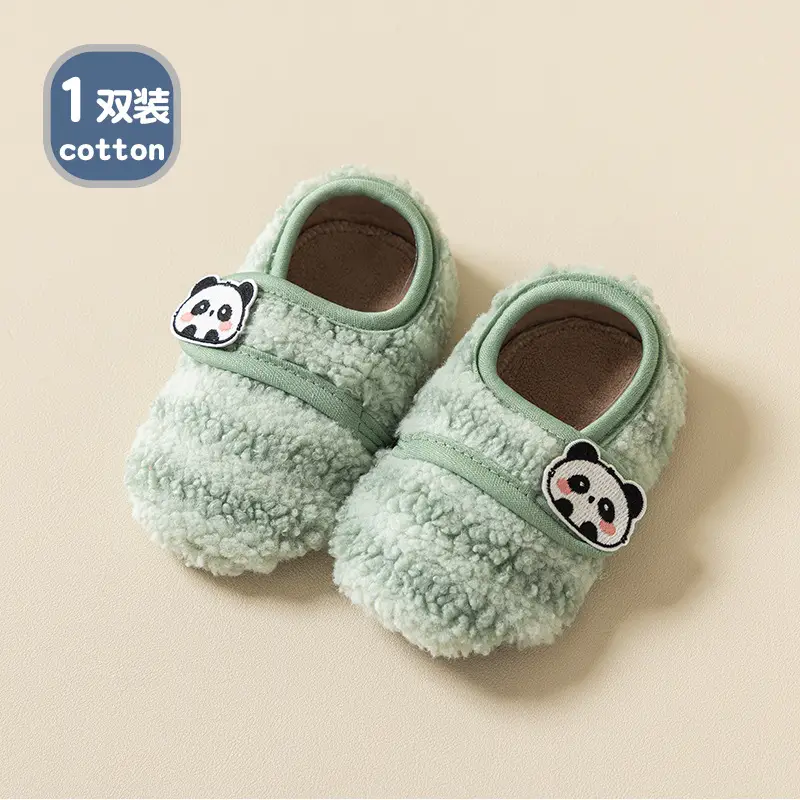 Thick Lamb Wool Toddler Shoes for Baby Autumn Winter Non-Slip