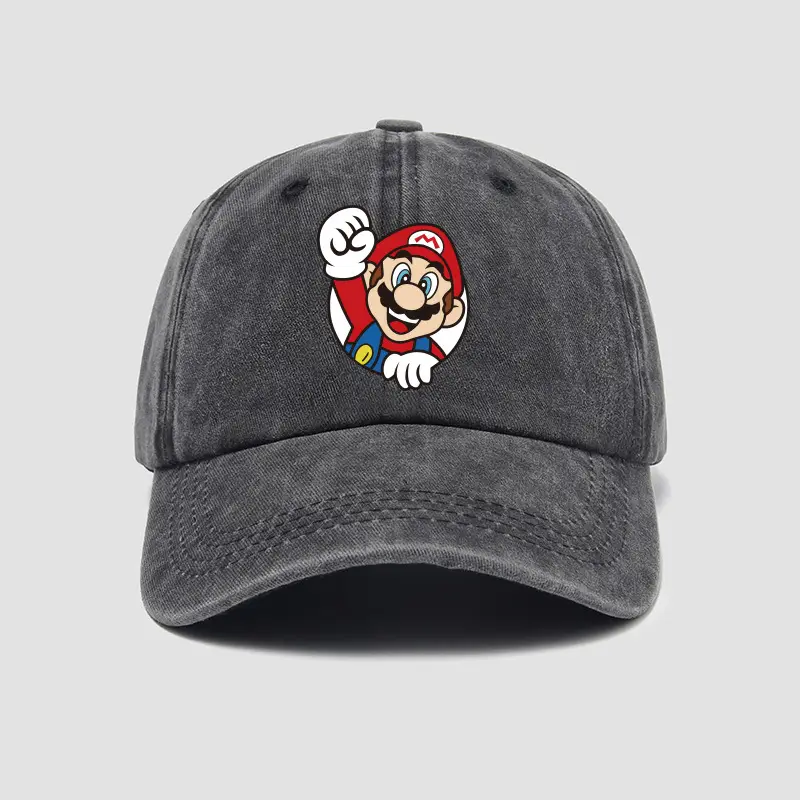 Mario Anime Cartoon Hat for Men Women Baseball Cap - Image 2