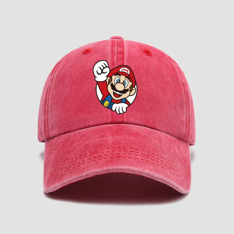 Mario Anime Cartoon Hat for Men Women Baseball Cap - Image 4