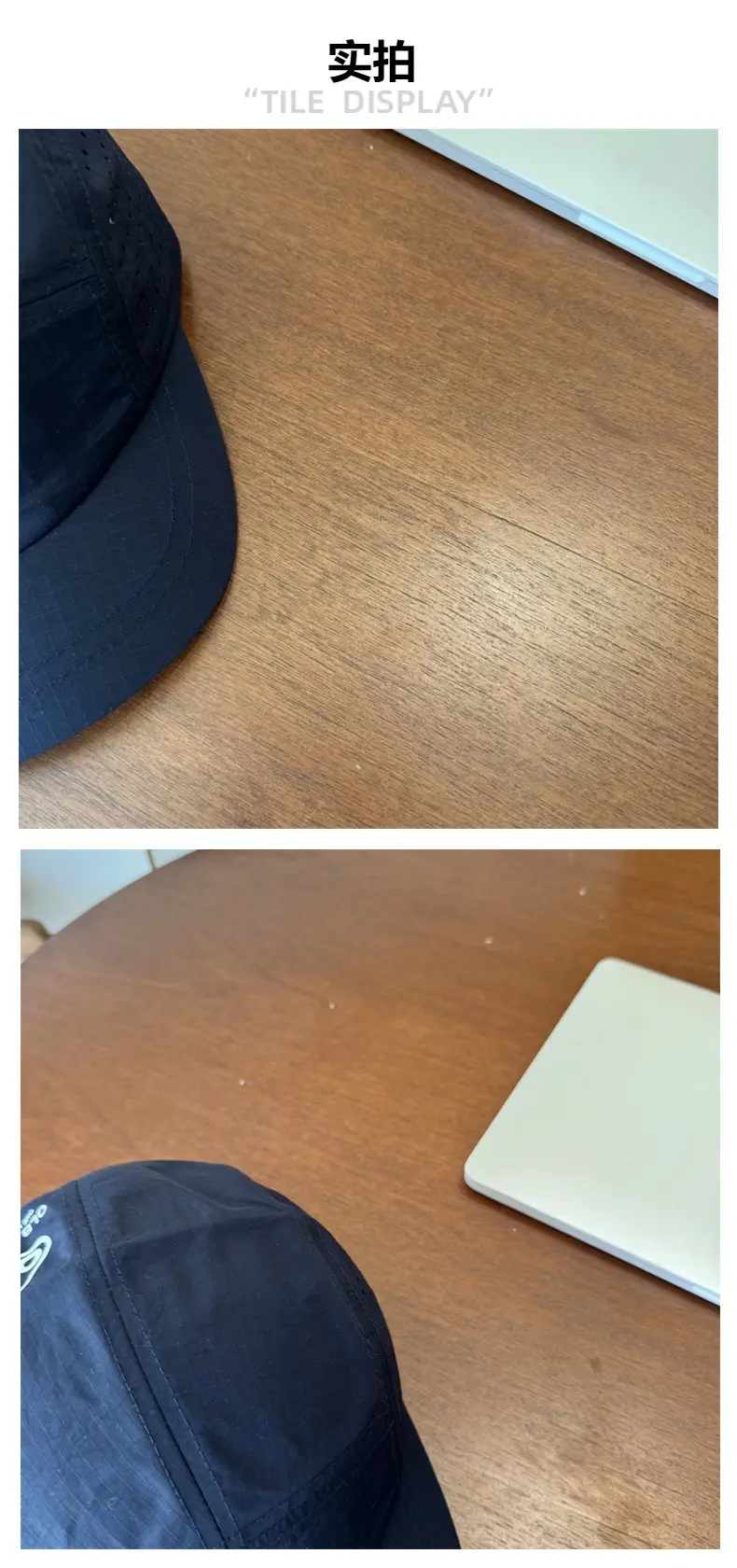 Men's Blue Duckbill Cap with Brand Logo — feature 4