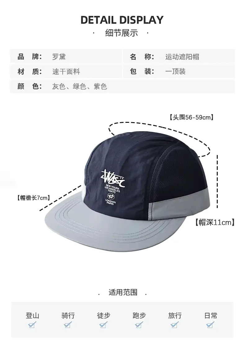 Quick-Drying Sun Hat for Men Outdoor Wear — feature 17