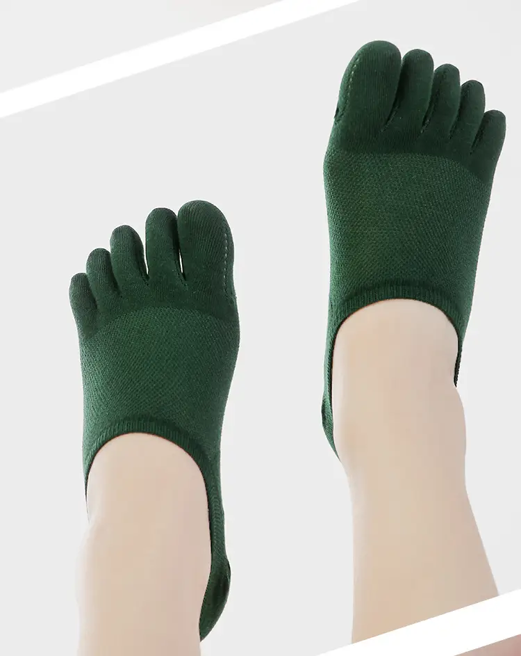 Thin Cotton Socks Five-Finger Socks Men's Short Socks Summer Mesh Breathable Split Toe Anti-Odor Sweat-Absorbent Spring Liaoyuan Socks Wholesale — feature 10