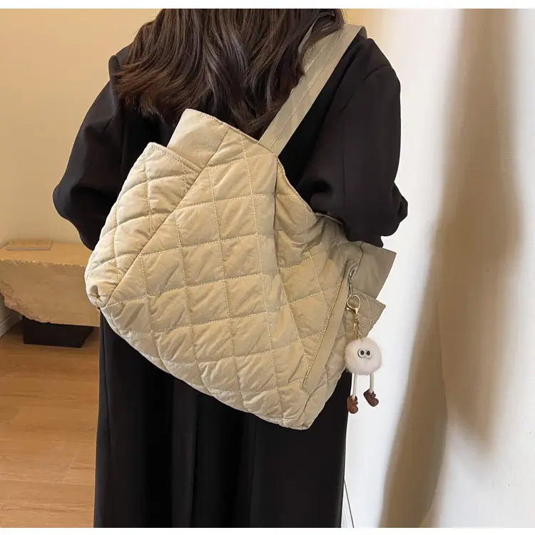 Women Quilted Shoulder Bag Olive Green 2023 New — feature 22