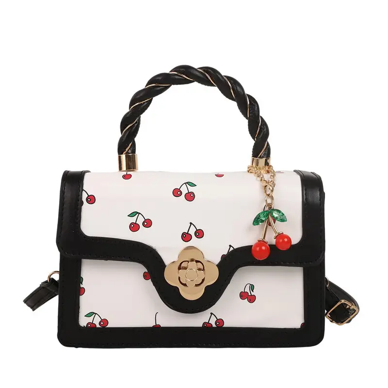 Cherry Print Women's Handbags Crossbody & Shoulder - Image 8
