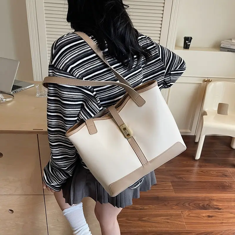 Niche Design High-End 2025 Summer Large Capacity One Shoulder Tote Bag - Image 3