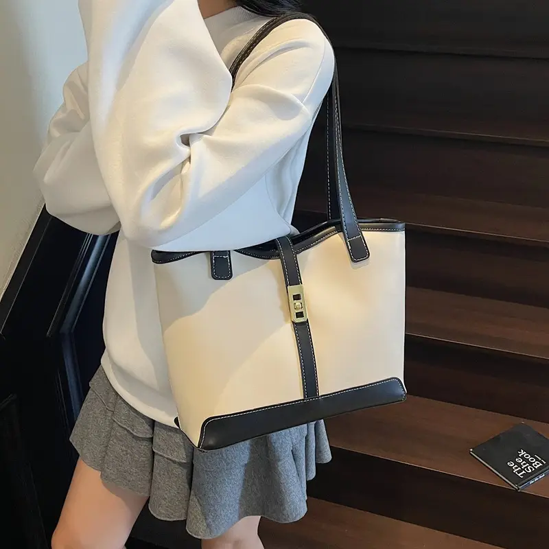 Niche Design High-End 2025 Summer Large Capacity One Shoulder Tote Bag - Image 5