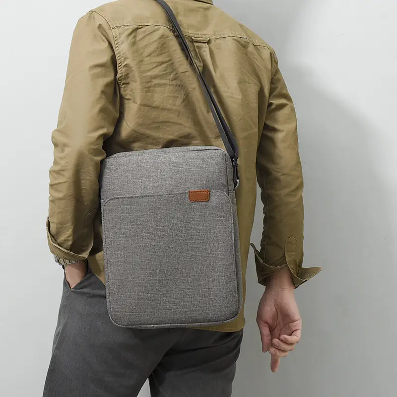 Black Crossbody Tablet Bag for Work & Commute - Image 3