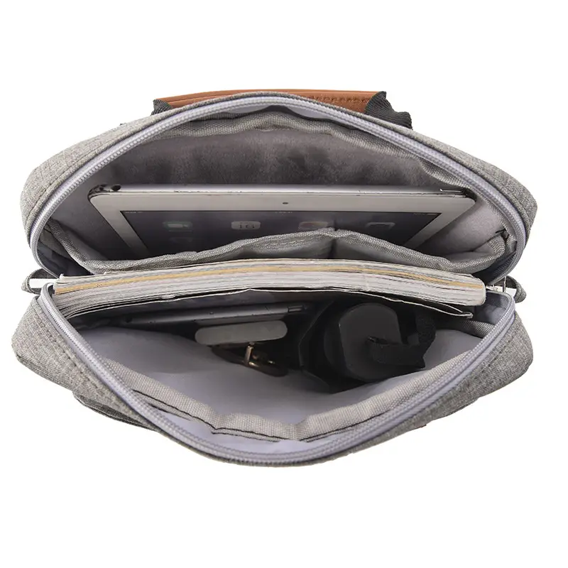 Black Crossbody Tablet Bag for Work & Commute - Image 5