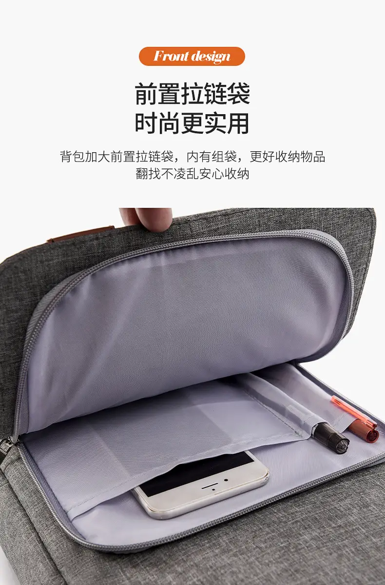 Black Crossbody Tablet Bag for Work & Commute — feature 20
