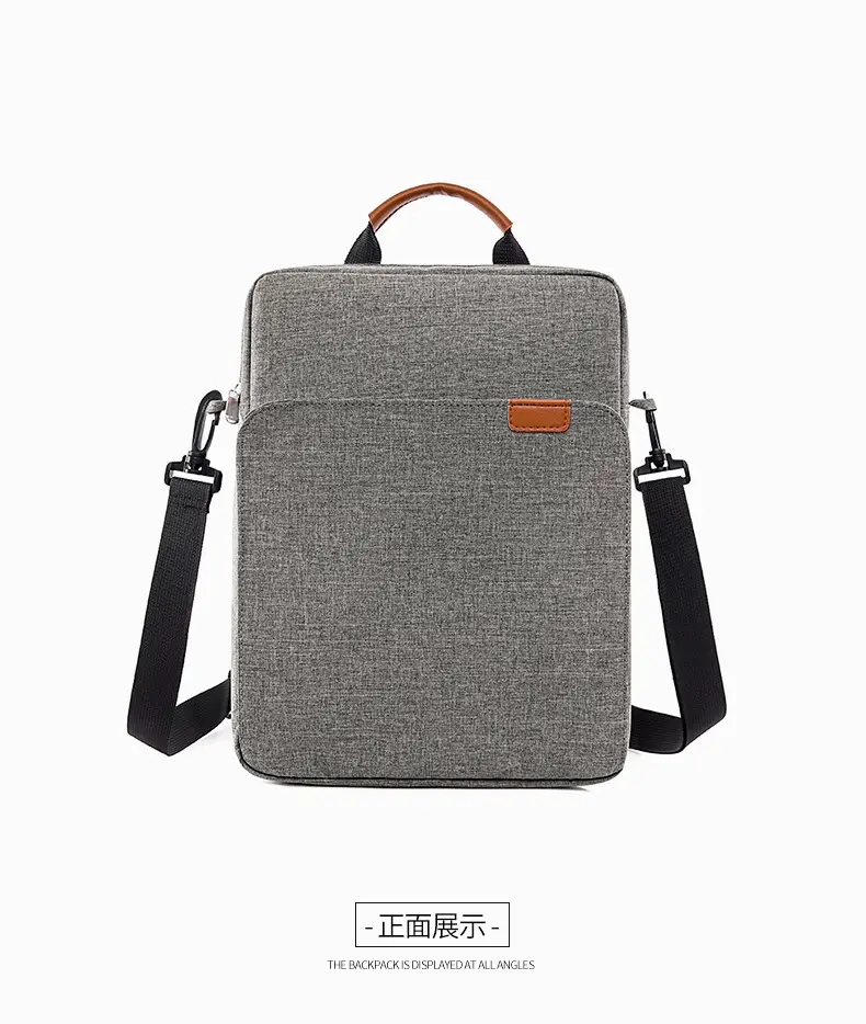 Black Crossbody Tablet Bag for Work & Commute — feature 33