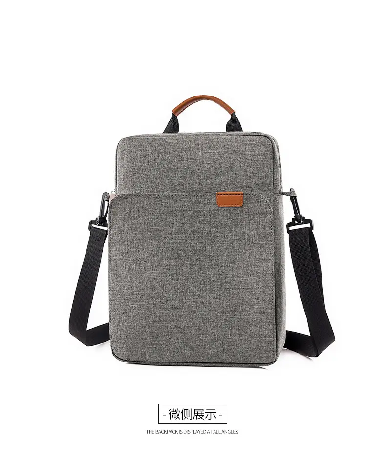Black Crossbody Tablet Bag for Work & Commute — feature 34