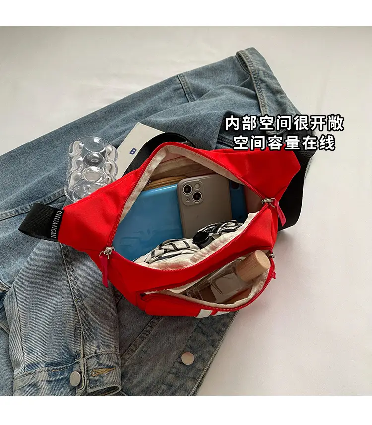 Red Crossbody Bag for Women 2025 Lightweight Outdoor Sports — feature 6