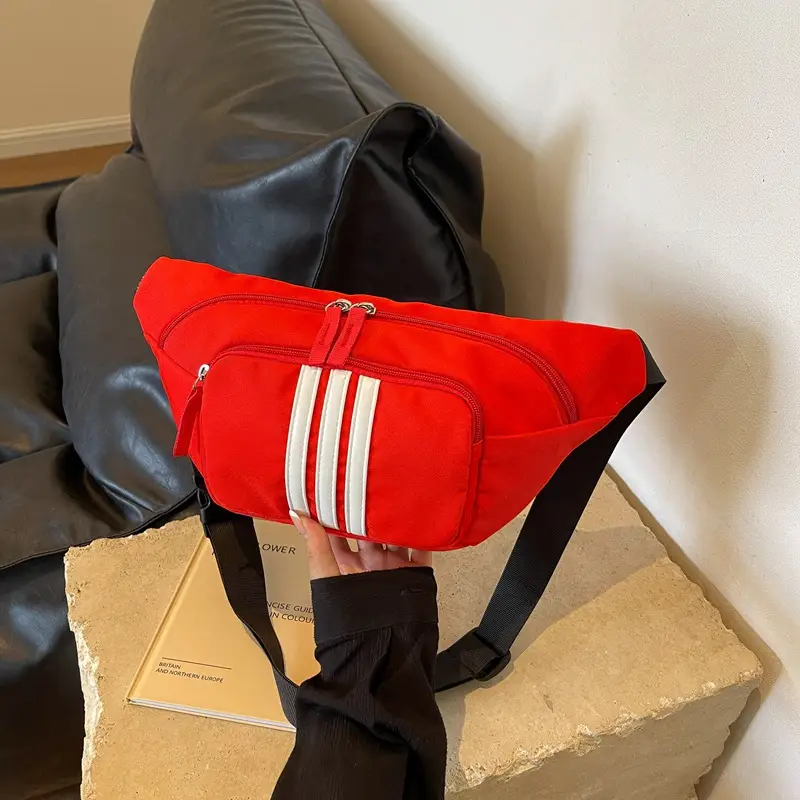 Red Crossbody Bag for Women 2025 Lightweight Outdoor Sports - Image 4