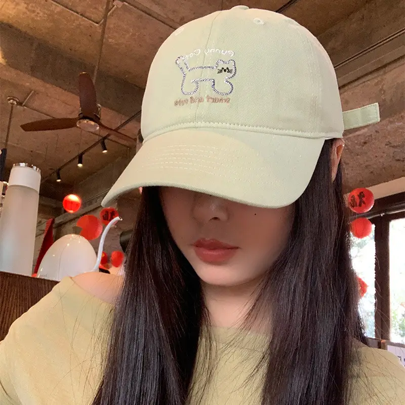 Women Red Cat Cap Wide Brim 2025 Spring - Image 6