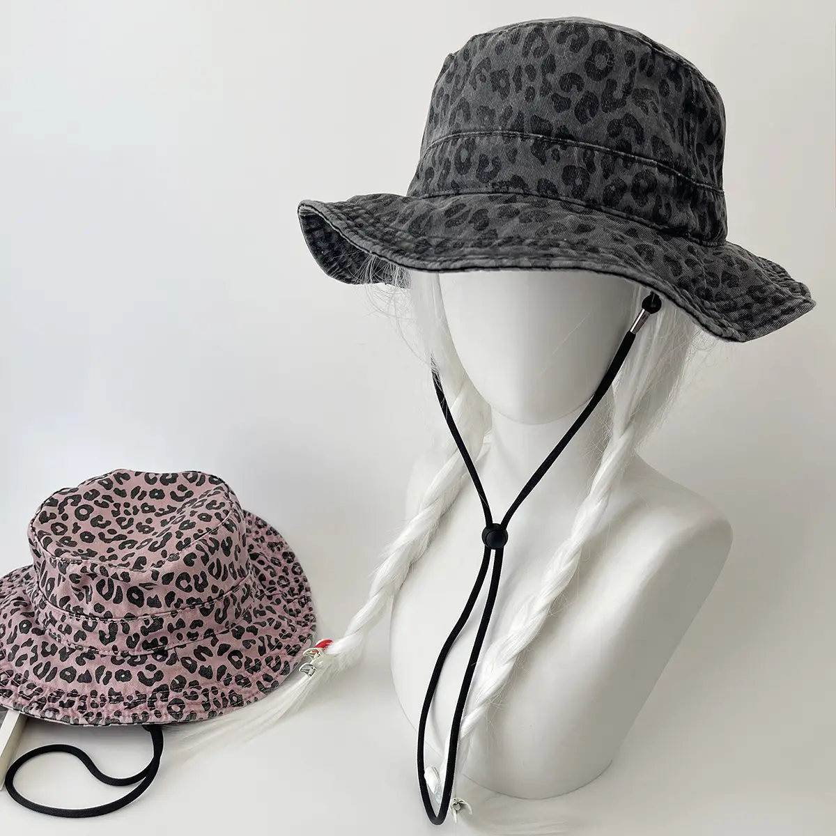 European American Leopard Print Fisherman Hat Sunshade - Image 7