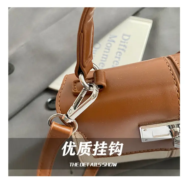 2025 New Kelly Bag High-End Fashion Brown Leather Crossbody — feature 12
