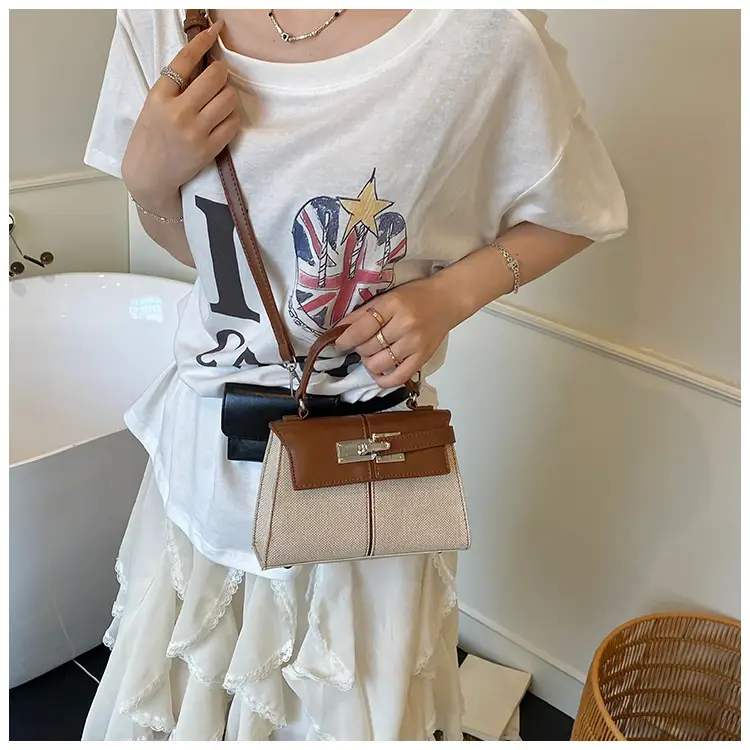 2025 New Kelly Bag High-End Fashion Brown Leather Crossbody — feature 20