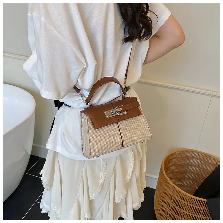 2025 New Kelly Bag High-End Fashion Brown Leather Crossbody — feature 21