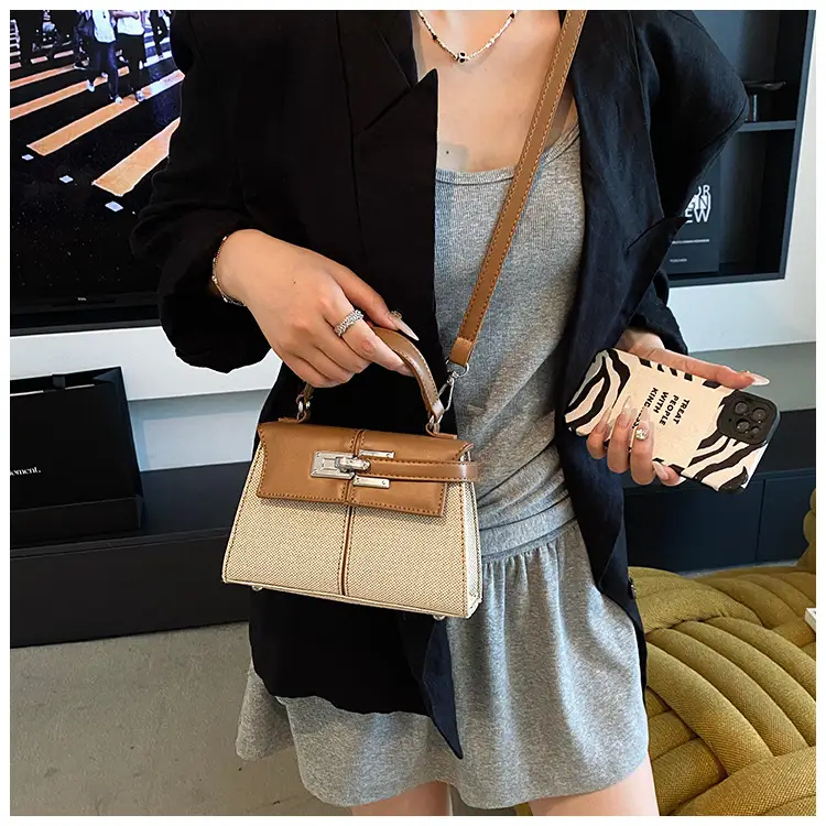 2025 New Kelly Bag High-End Fashion Brown Leather Crossbody — feature 23