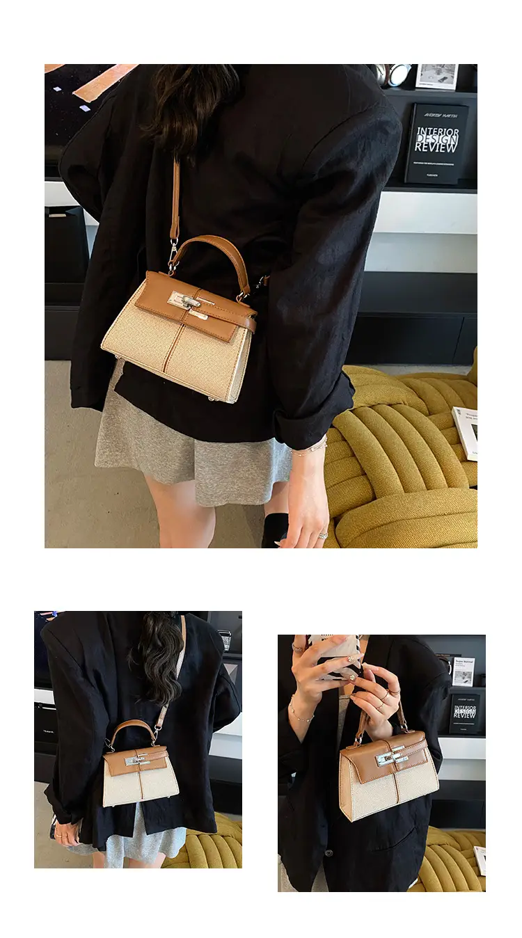 2025 New Kelly Bag High-End Fashion Brown Leather Crossbody — feature 4